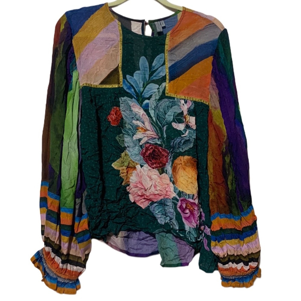 Blank London Floral Boho Puff Sleeve Blouse